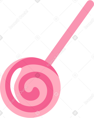 Piruleta rosa PNG, SVG