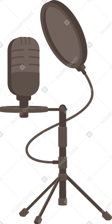 подкаст микрофон в PNG, SVG