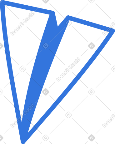 Paper plane PNG, SVG