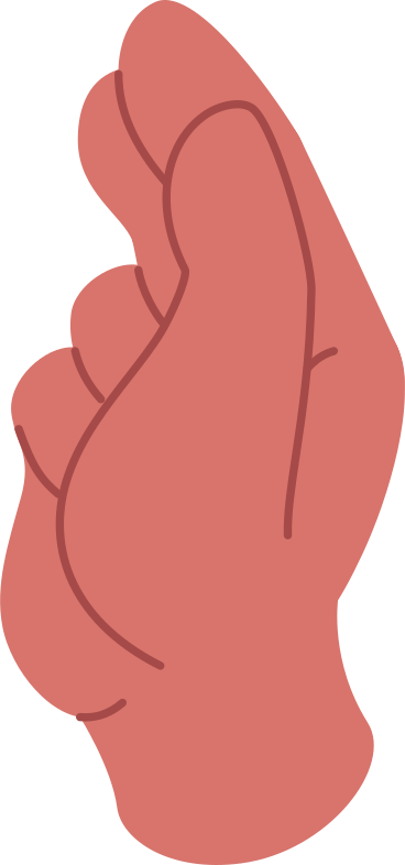 hand is holding something PNG, SVG