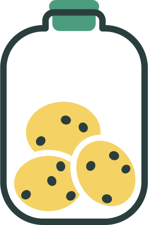 cookie jar Illustration in PNG, SVG