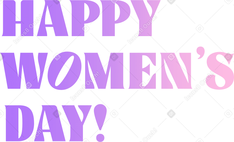 Texto feliz dia da mulher PNG, SVG