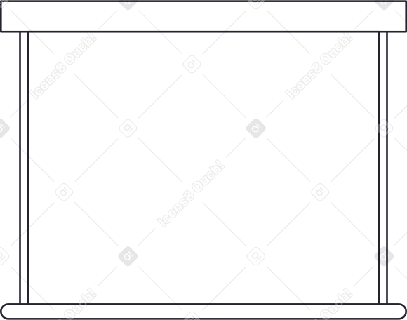 projection screen Illustration in PNG, SVG