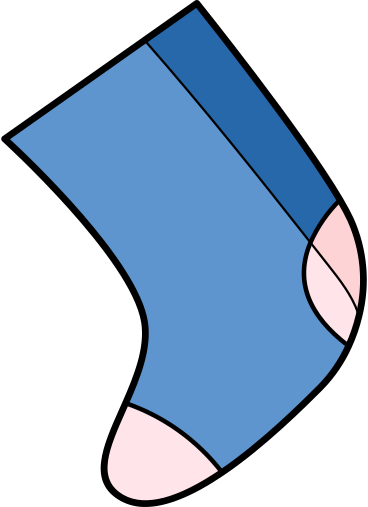 xmas sock PNG, SVG