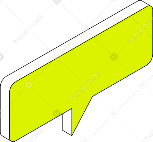 bocadillo rectangular PNG, SVG