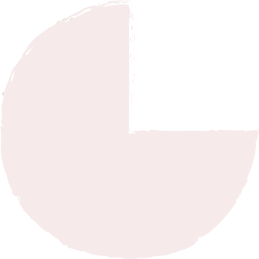 Gráfico circular rosa claro PNG, SVG