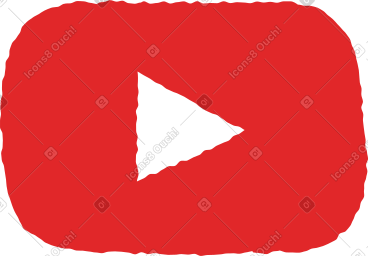 Youtube logo PNG, SVG