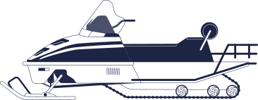 snowmobile PNG, SVG