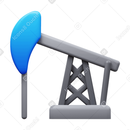 3D 기름 펌프 PNG, SVG