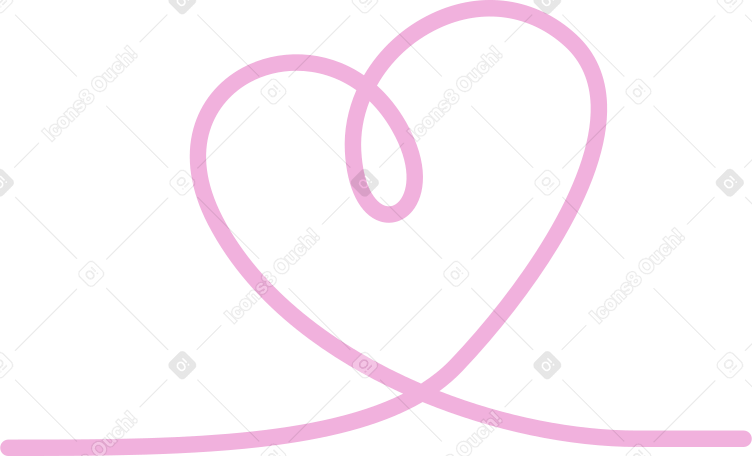 outline heart PNG, SVG