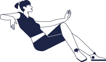 woman sitting line PNG, SVG