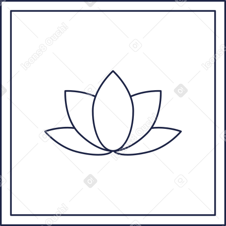 picture with image of lotus PNG, SVG