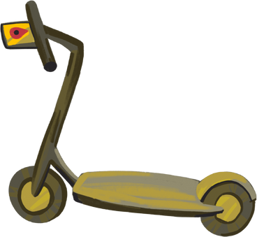 scooter with screen PNG, SVG
