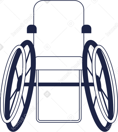инвалидная коляска в PNG, SVG