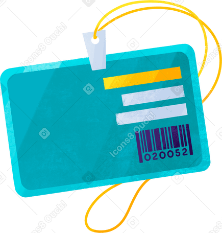 id card Illustration in PNG, SVG