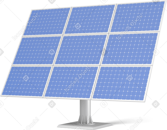 3D solar panels PNG, SVG