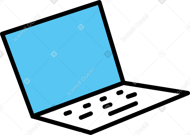 портативный компьютер в PNG, SVG