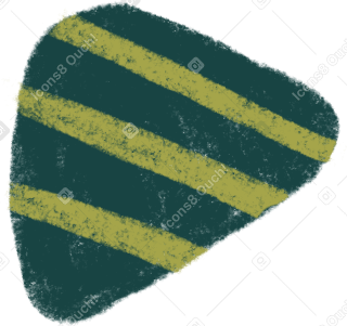 green candy with stripes Illustration in PNG, SVG