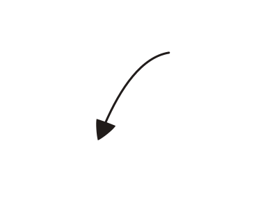 Illustration animée Flèche gauche pointant vers le bas aux formats GIF, Lottie (JSON) et AE