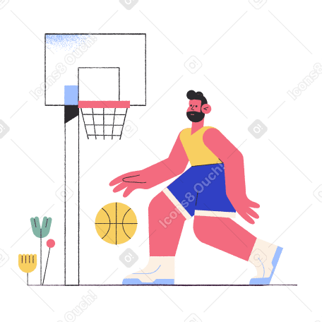 Basketball player PNG, SVG