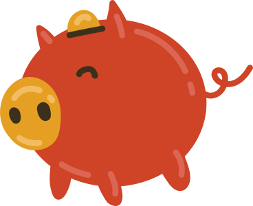 Piggy bank PNG, SVG