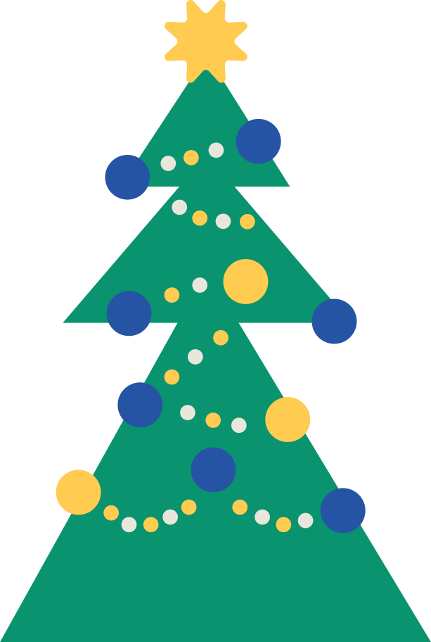 christmas tree Illustration in PNG, SVG