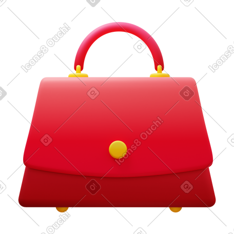 3D bag PNG, SVG