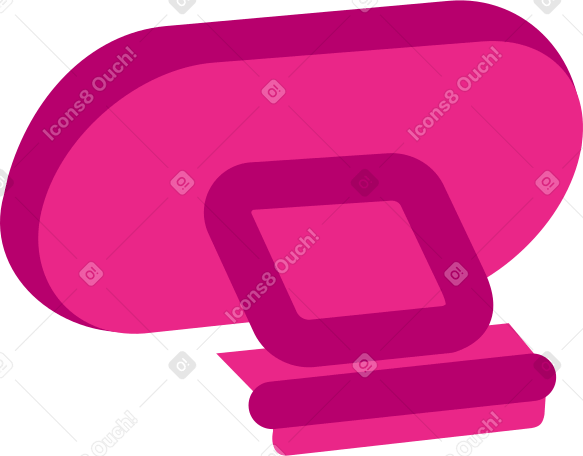 pink web camera PNG, SVG