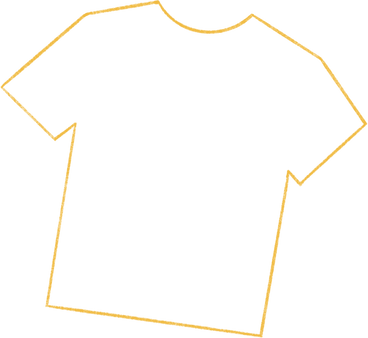 yellow line t-shirt PNG, SVG
