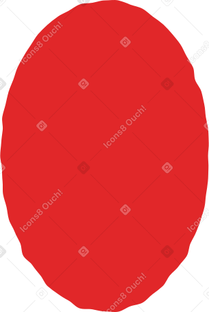 red ellipse Illustration in PNG, SVG