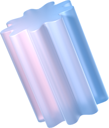 Blütenförmige röhre aus mattem glas PNG, SVG