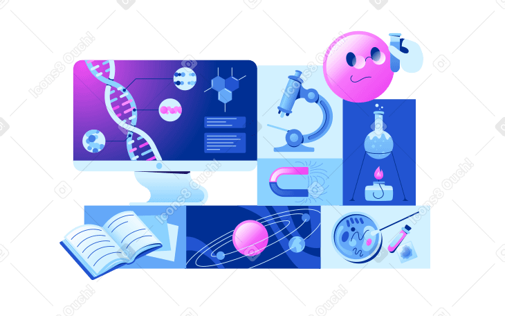 Illustration Science aux formats PNG, SVG