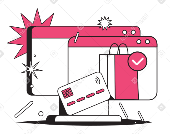 Order is paid Illustration in PNG, SVG