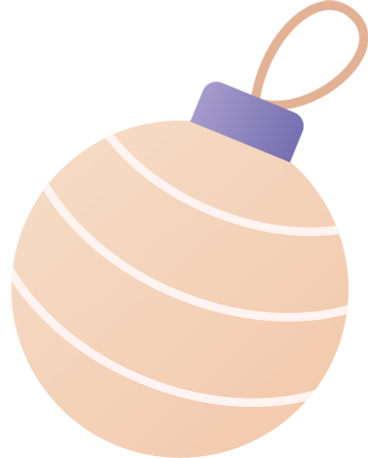 yellow christmas ornament PNG, SVG