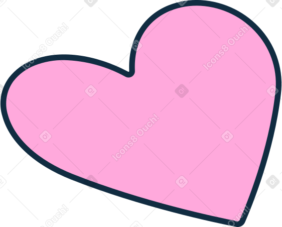 pink heart love PNG, SVG