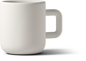 white mug PNG, SVG