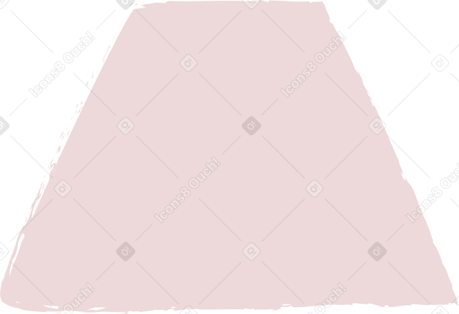 pink trapezoid Illustration in PNG, SVG