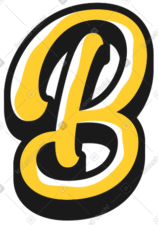 大写字母 b PNG, SVG