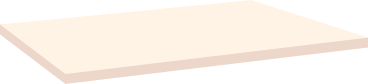 Plateau de table rectangulaire beige PNG, SVG