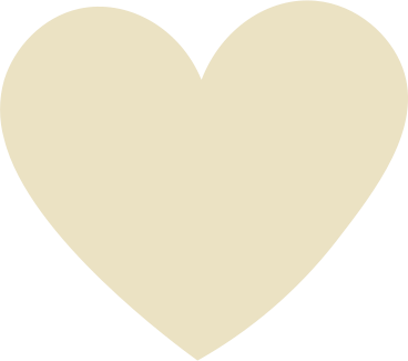 Beige heart PNG、SVG