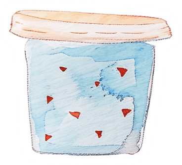 Чашка йогурта в PNG, SVG
