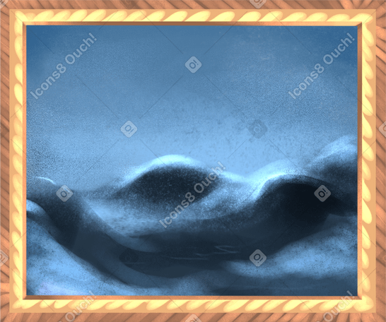 painting of a storm PNG, SVG