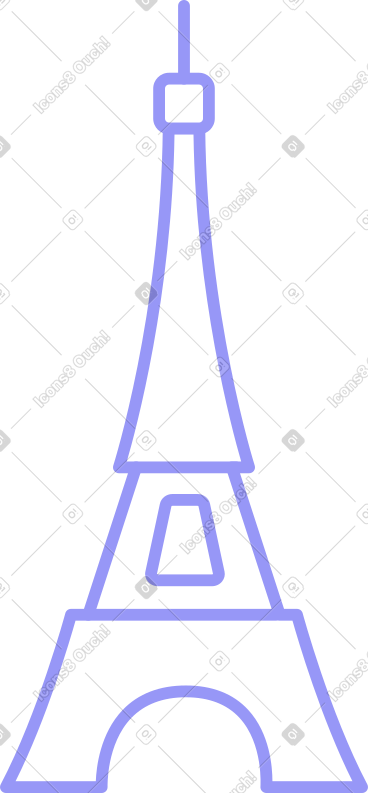 Eiffel tower PNG, SVG