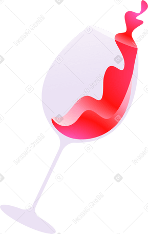 glass of wine PNG, SVG