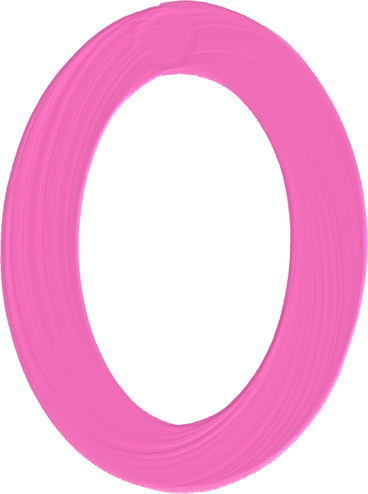 pink number zero PNG, SVG