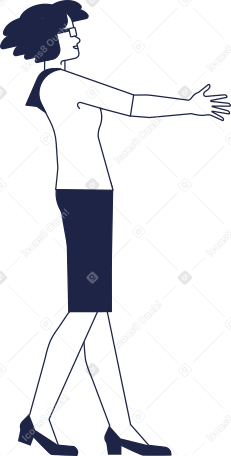 woman holding somebody Illustration in PNG, SVG