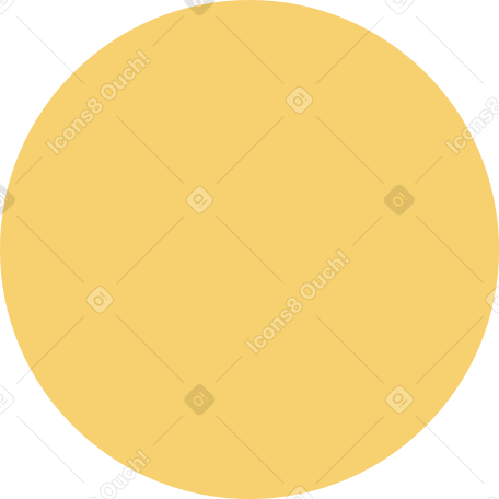 yellow circle PNG、SVG