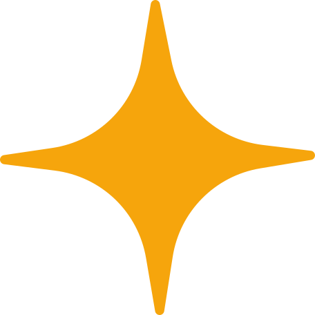 Illustration four-pointed yellow star aux formats PNG, SVG