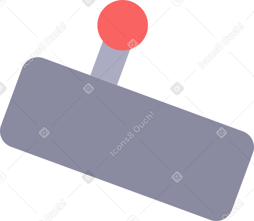 control panel with lever Illustration in PNG, SVG