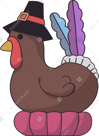 turkey figurine Illustration in PNG, SVG